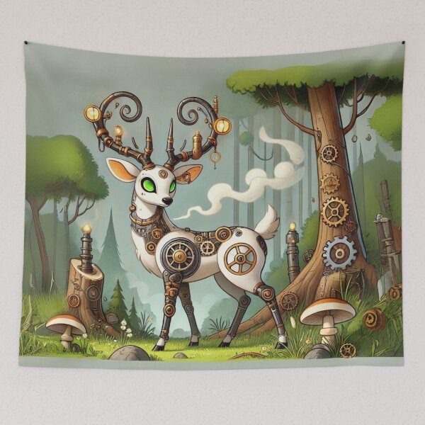 Item preview, Steampunk White-Tail Deer designed and sold by Sillytoe.