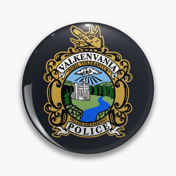 Item preview, Valkenvania Police Coat Of Arms - Nothing but Trouble designed and sold by ourkid.