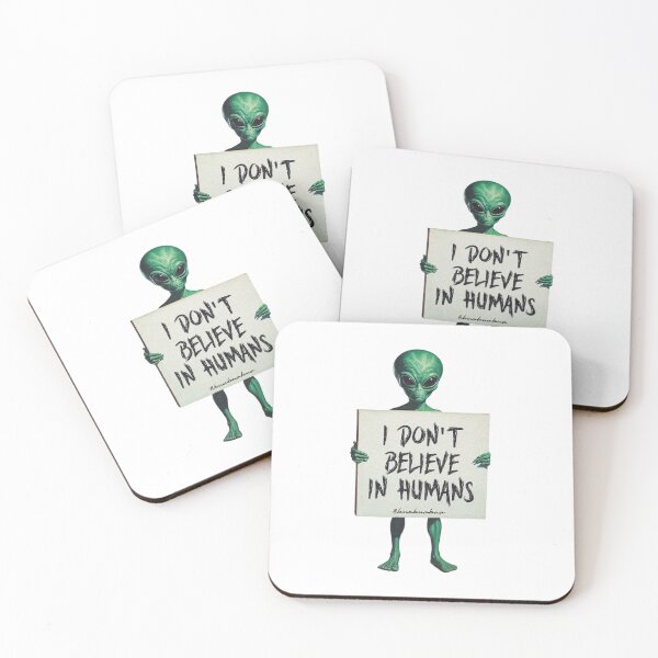 Item preview, I Don't Believe in Humans designed and sold by BUABUABUA.