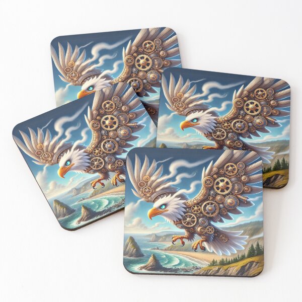 Item preview, Steampunk White-Tailed Eagle designed and sold by Sillytoe.