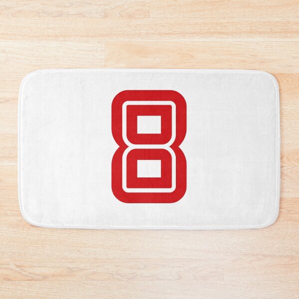 Item preview, No. 8 / Player Number Eight / Football Player Number 8 (Red) designed and sold by STUDIO-72.