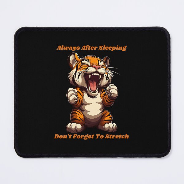 Item preview, Tiger Stretching And Showing Fangs designed and sold by MarcinDesign.