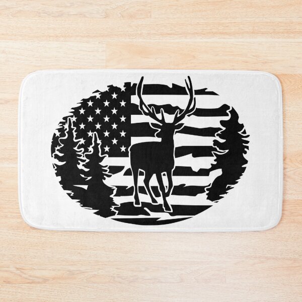 Item preview, Deer, American Flag, Forest designed and sold by MagnoliaLake.