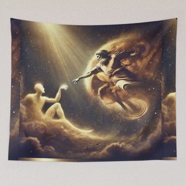 Item preview, "And the Lord God Formed Man of the Dust of the Ground" – The Birth of Humanity Verse: Genesis 2:7 (KJV) designed and sold by Meta2Physical.