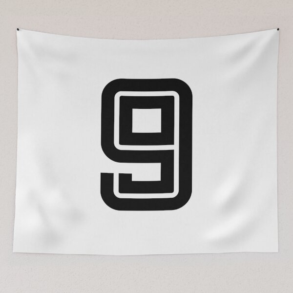 Item preview, No. 9 / Player Number Nine / Football Player Number 9 (Black) designed and sold by STUDIO-72.