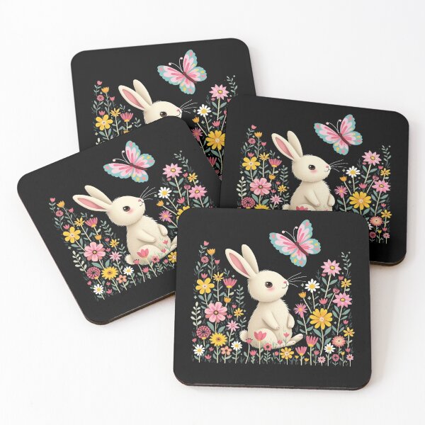 Item preview, Spring Flowers Bunny Graphic designed and sold by studiopekepeke.