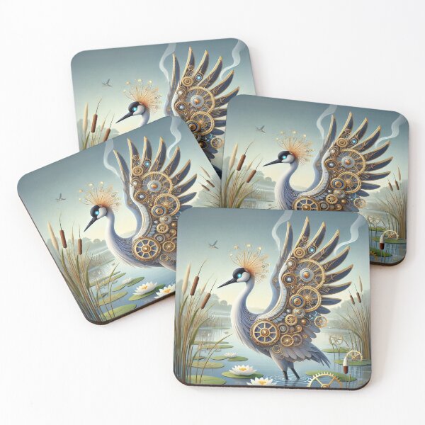 Item preview, Steampunk Whooping Crane designed and sold by Sillytoe.