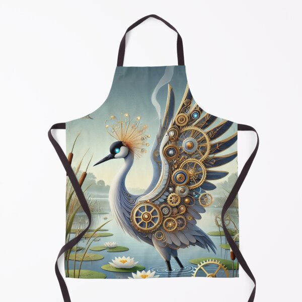 Item preview, Steampunk Whooping Crane designed and sold by Sillytoe.
