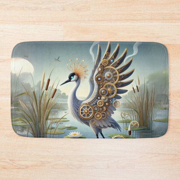 Item preview, Steampunk Whooping Crane designed and sold by Sillytoe.