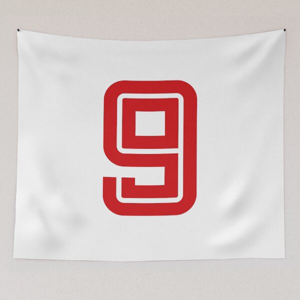 Item preview, No. 9 / Player Number Nine / Football Player Number 9 (Red) designed and sold by STUDIO-72.