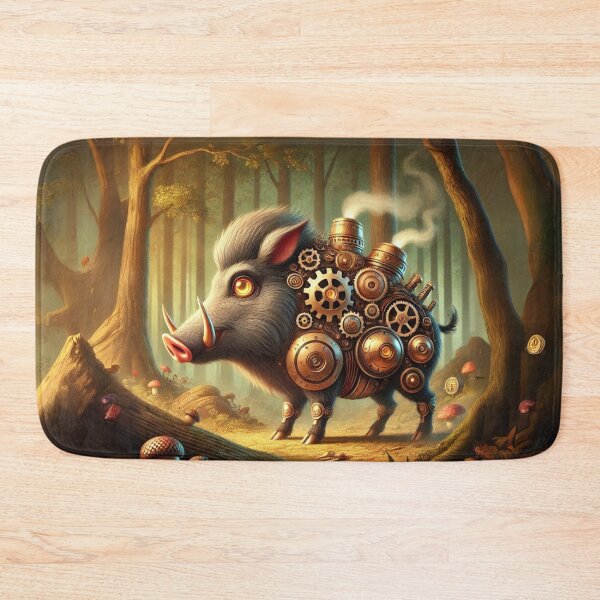 Item preview, Steampunk Wild Boar designed and sold by Sillytoe.