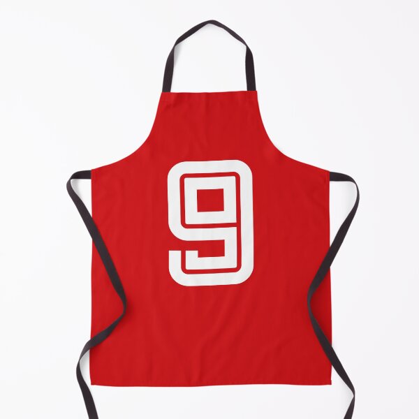 Item preview, No. 9 / Player Number Nine / Football Player Number 9 (White on Red) designed and sold by STUDIO-72.