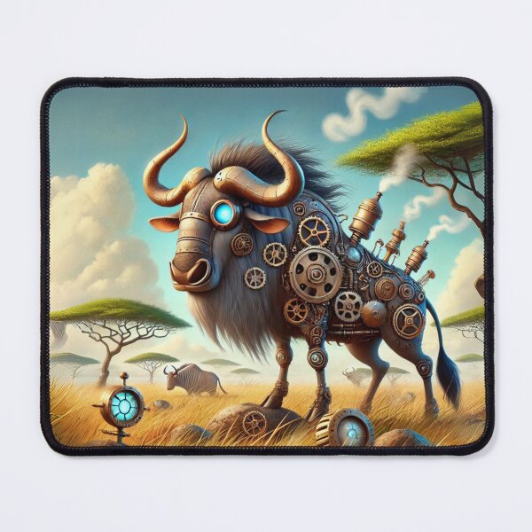 Item preview, Steampunk Wildebeest designed and sold by Sillytoe.
