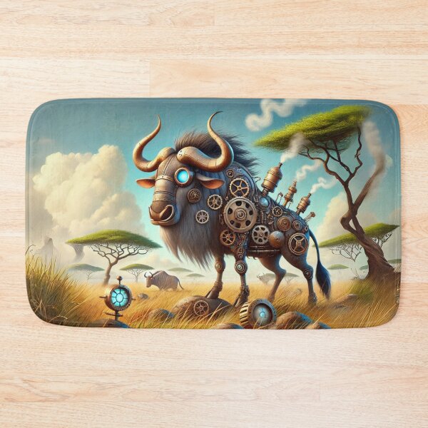 Item preview, Steampunk Wildebeest designed and sold by Sillytoe.