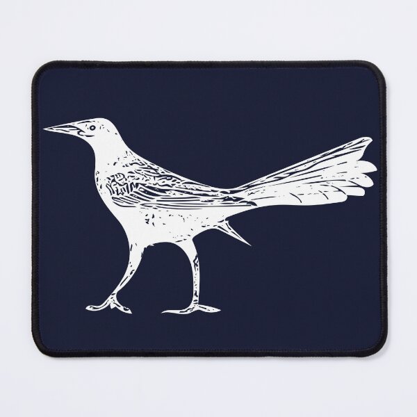 Item preview, Great-tailed Grackle White Design  designed and sold by designsasstultd.