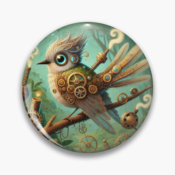 Item preview, Steampunk Willow Flycatcher designed and sold by Sillytoe.
