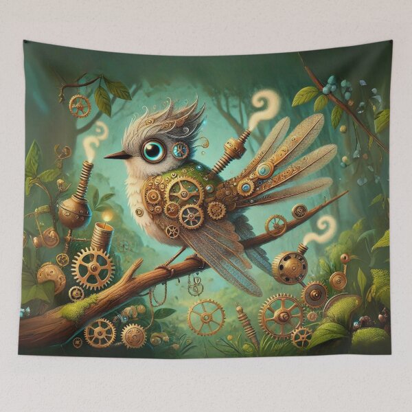 Item preview, Steampunk Willow Flycatcher designed and sold by Sillytoe.
