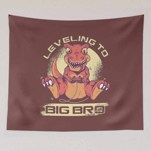 Item preview, LEVELING TO BIG BRO WITH DINO GAMER designed and sold by Meandmyshop.