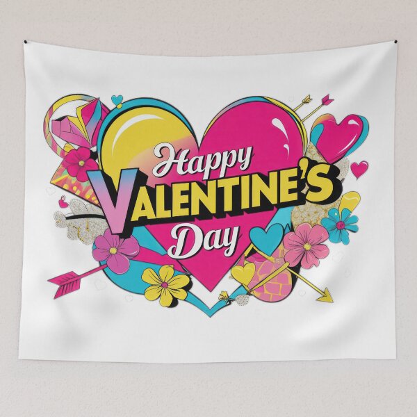 Item preview,  valentines day Colorful Heart Art,Valentine heart,valentine art, Valentine designed and sold by Expressions-Sel.