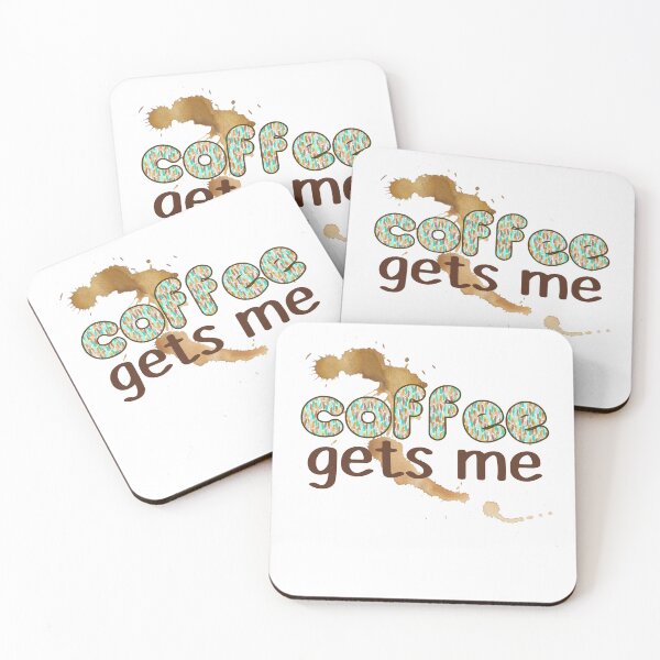 Item preview, Coffee Gets Me designed and sold by Whackadoodletee.