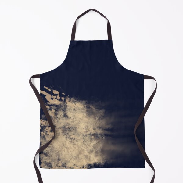 Item preview, Gold Dust Minimalist Dark Blue Abstract designed and sold by BleuAbstracts.