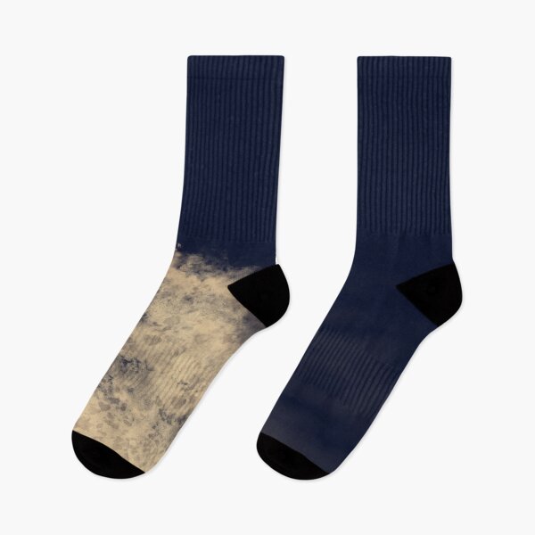 Artikelvorschau, Goldstaub Minimalistisch Dunkelblau Abstrakt entworfen und verkauft von BleuAbstracts.