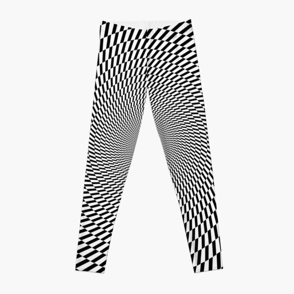 Black and White Optical Illusion Leggings