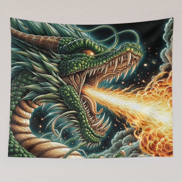 Item preview, A DRAGON SPITTING FIRE designed and sold by origingallery.