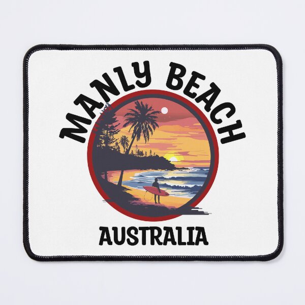 Item preview, Manly Beach - Australia (with Black Lettering) designed and sold by VelvetRoom.
