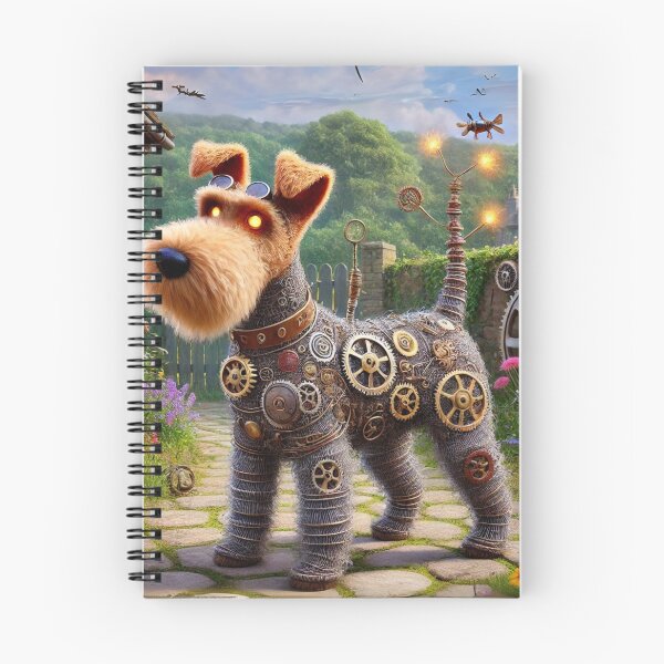 Item preview, Steampunk Wire Fox Terrier designed and sold by Sillytoe.