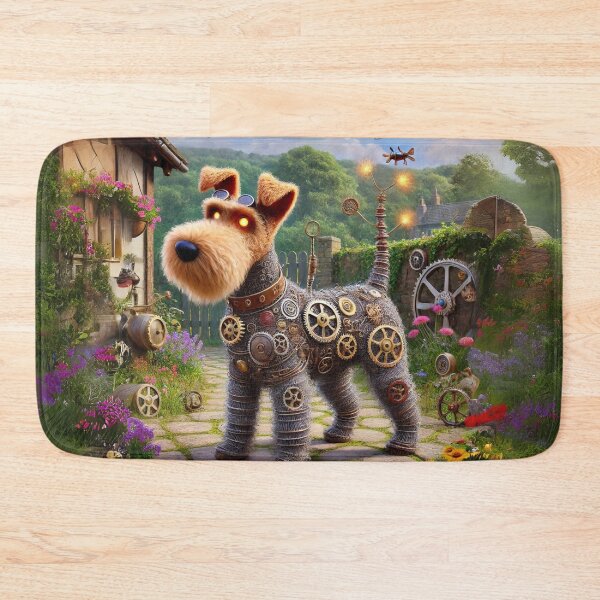 Item preview, Steampunk Wire Fox Terrier designed and sold by Sillytoe.