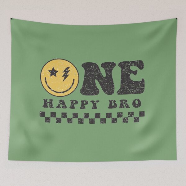 Item preview, ONE HAPPY BRO designed and sold by Meandmyshop.