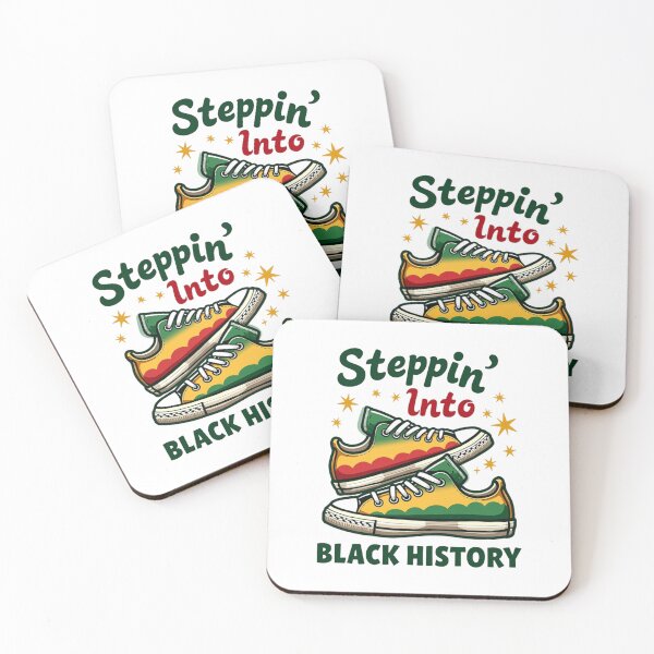 Item preview, Steppin' Into Black History Sneakers designed and sold by Alex Songs.