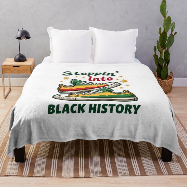 Item preview, Steppin' Into Black History Sneakers designed and sold by Alex Songs.