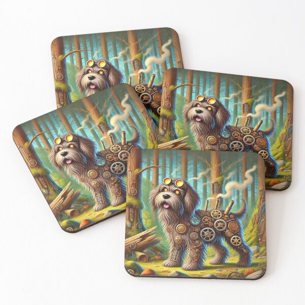 Item preview, Steampunk Wirehaired Pointing Griffon designed and sold by Sillytoe.