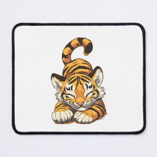 Item preview, Cute Little Tiger Stretching designed and sold by MarcinDesign.