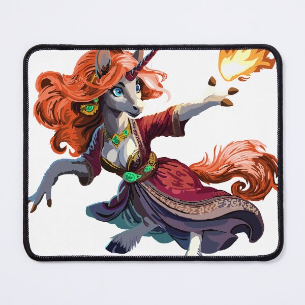 Item preview, Pyromancer Unicorn designed and sold by KlakkDrawsStuff.