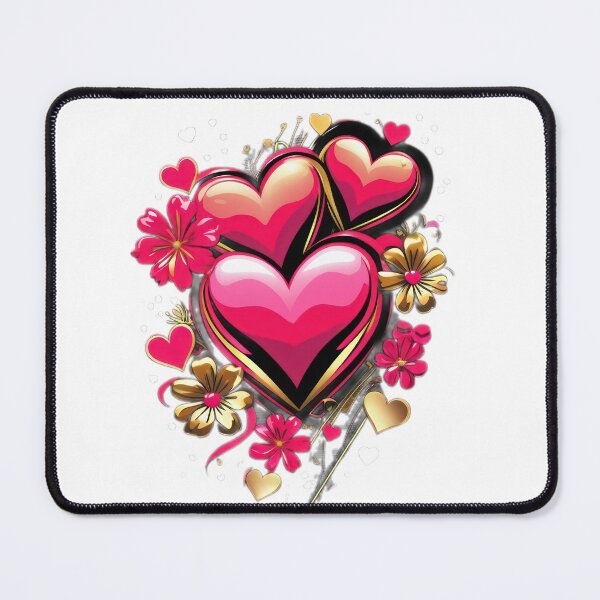 Item preview, valentines day Pink Hearts Art,Valentine heart,valentine art, Valentine designed and sold by Expressions-Sel.
