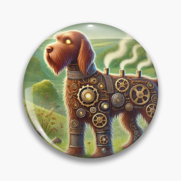 Item preview, Steampunk Wirehaired Vizsla designed and sold by Sillytoe.