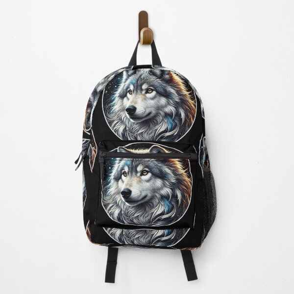 Item preview, Majestic Ethereal Wolf | Mystical Alpha Wolf Artwork on Transparent Background designed and sold by Nauert's.