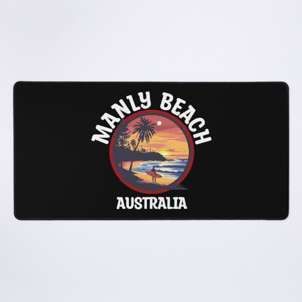 Item preview, Manly Beach - Australia (with White Lettering) designed and sold by VelvetRoom.