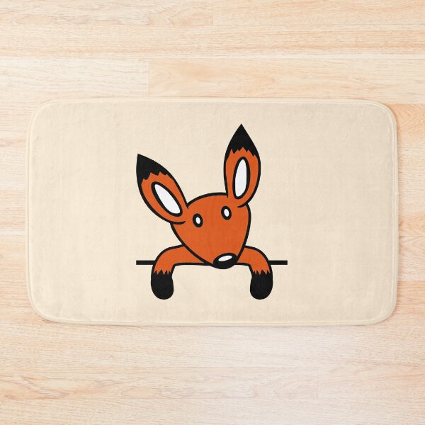 Item preview, Red Fox Behind Fence Wall Looks Cute Curious Cool designed and sold by shirt-o-mat.