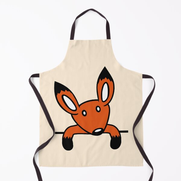 Item preview, Red Fox Behind Fence Wall Looks Cute Curious Cool designed and sold by shirt-o-mat.