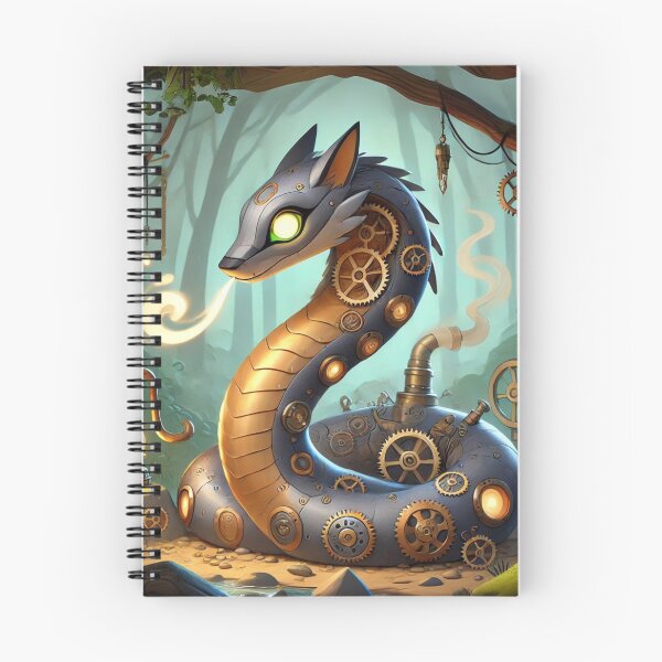 Item preview, Steampunk Wolf Snake designed and sold by Sillytoe.