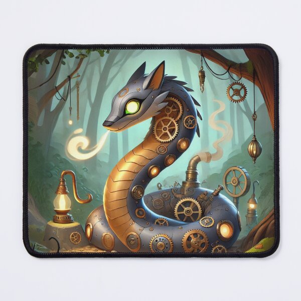 Item preview, Steampunk Wolf Snake designed and sold by Sillytoe.