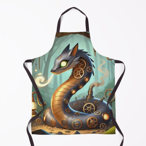 Item preview, Steampunk Wolf Snake designed and sold by Sillytoe.