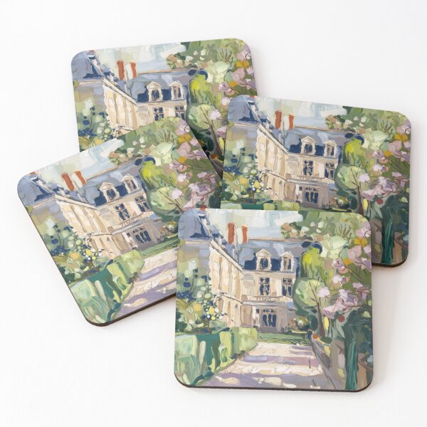 Item preview, Impressionist French Chateau Pathway.  Art by Carraann.  designed and sold by CARRAANN.