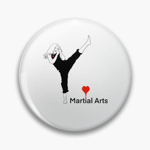 Item preview, I love Martial Arts Black Belt High Kick designed and sold by MonicaArtist.
