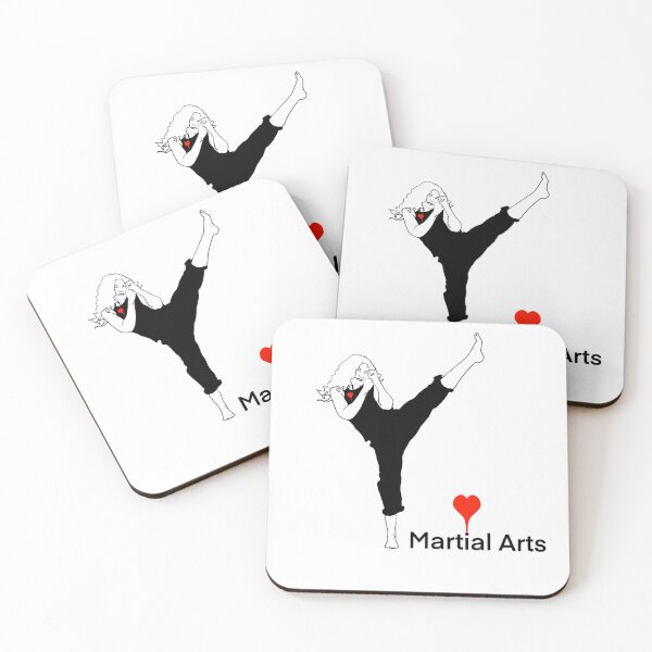 Item preview, I love Martial Arts Black Belt High Kick designed and sold by MonicaArtist.