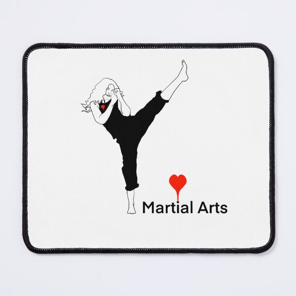 Item preview, I love Martial Arts Black Belt High Kick designed and sold by MonicaArtist.